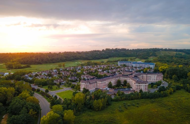 Aerial View of The Sinclair Campus